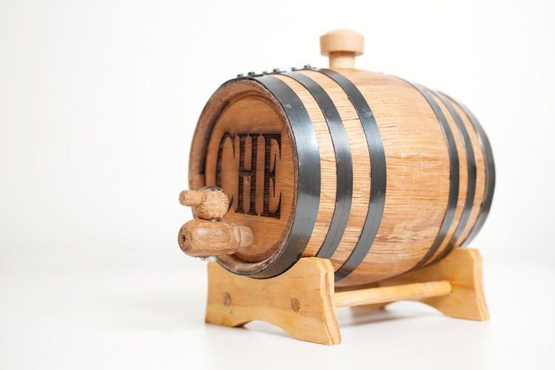 1 Liter Personalized Mini Whiskey Barrel Perfect Home