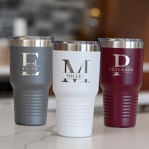Custom Travel Tumblers for Groomsmen, Gift for Men, Wedding Favors, Gift, Engraved Drinkware for Wedding Party, Personalized Groomsman Mugs