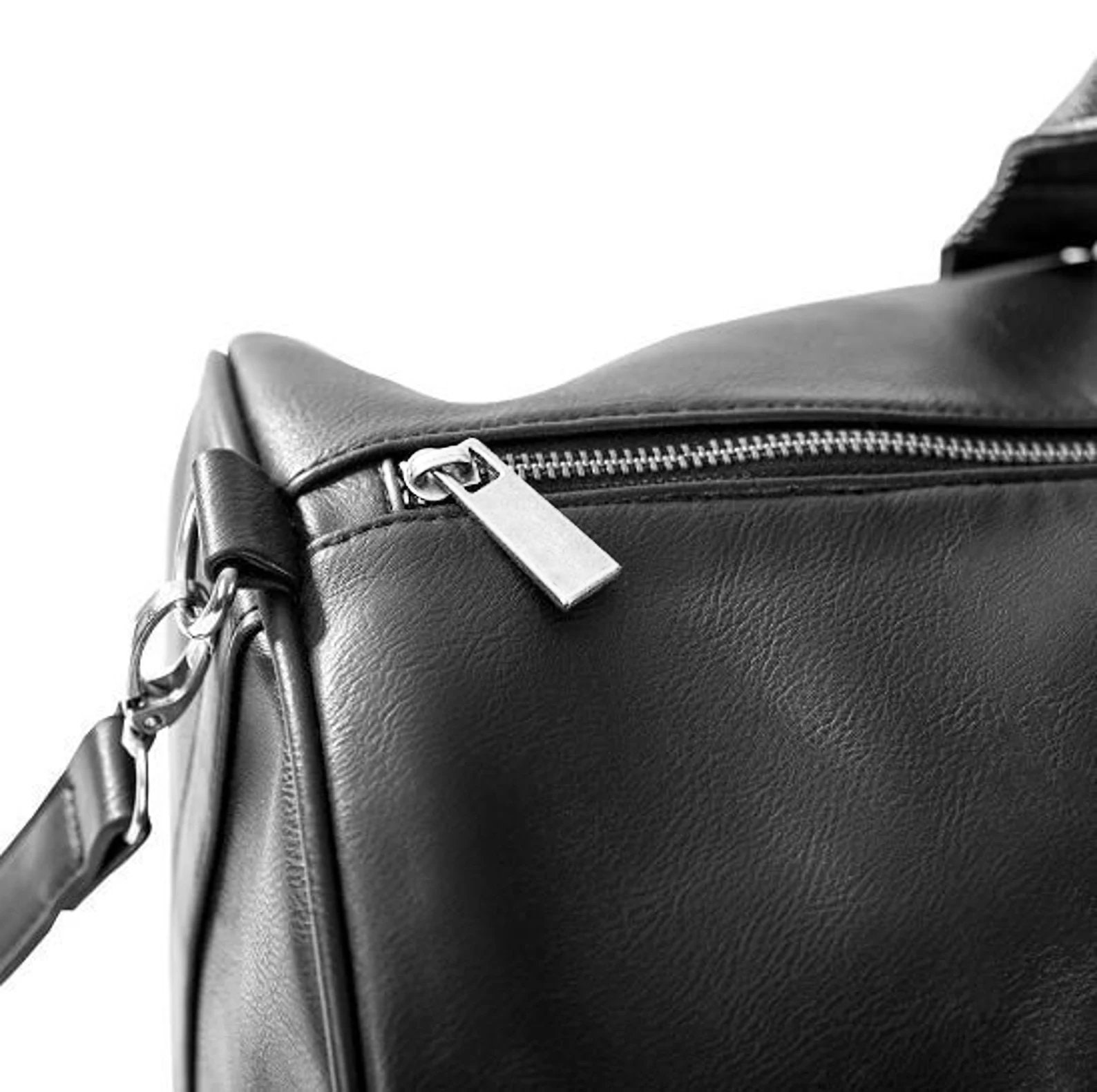THE MAVERICK Personalized Men's Leather Weekender Duffle Bag