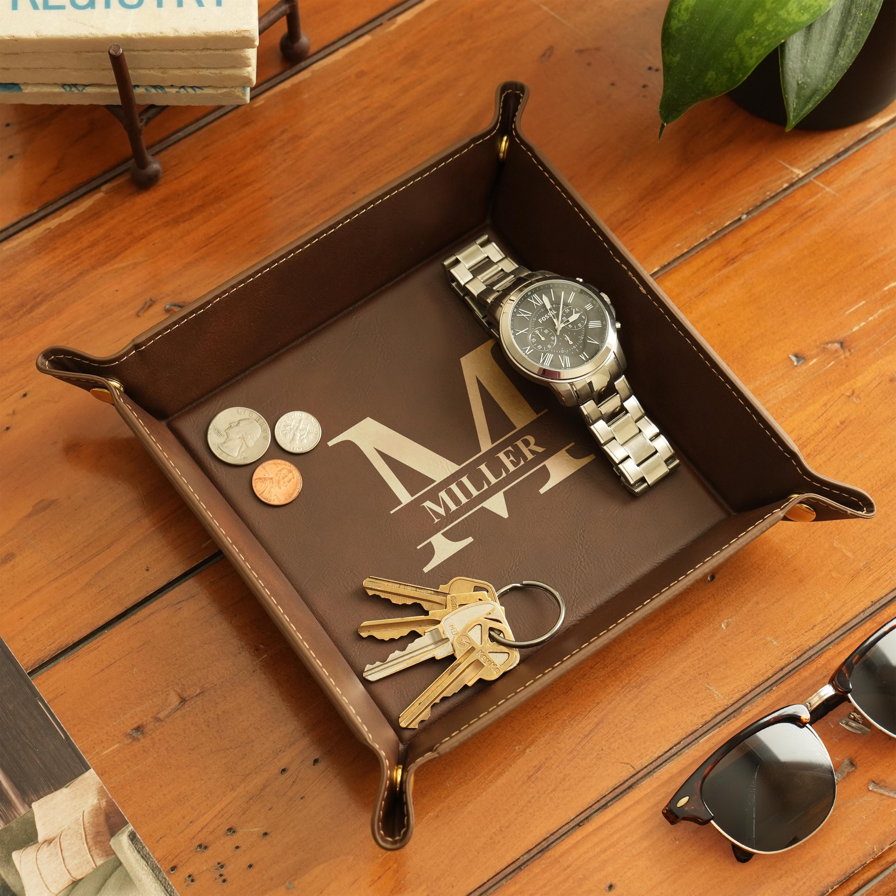 Leather Dresser Tray - Etsy