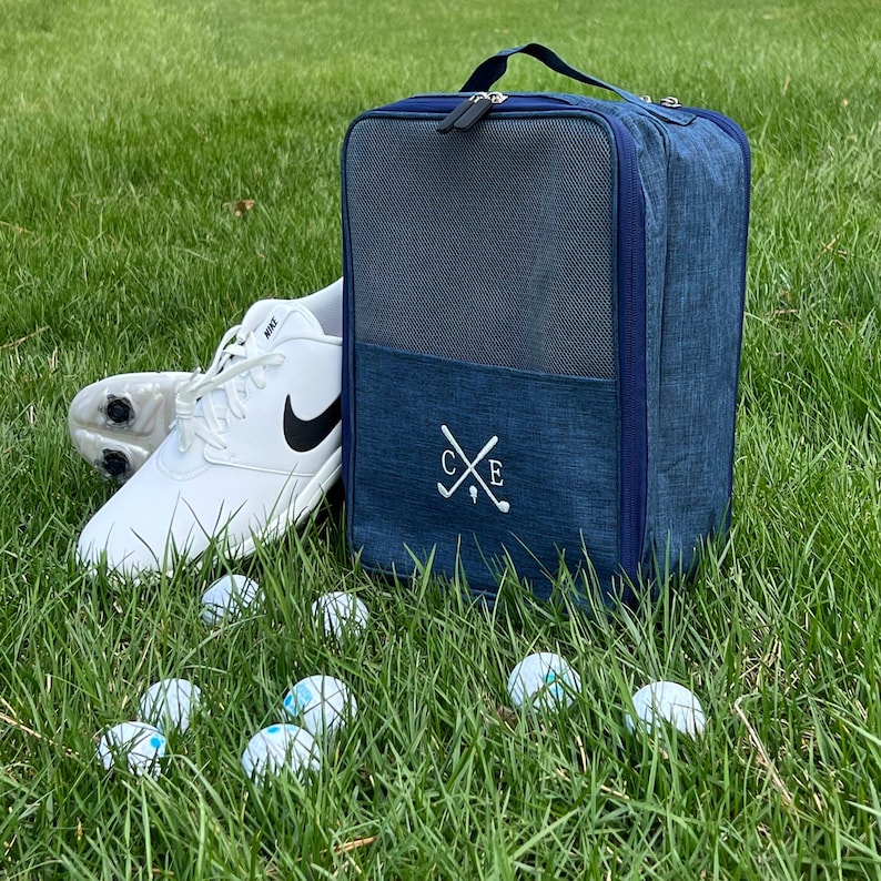 Golf Shoe Bag Groomsmen Gift, Personalized Gift for Men, Groomsman Golf Gift, Custom Gift for Golfer, Best Man Gift, Groomsmen Proposal Gift