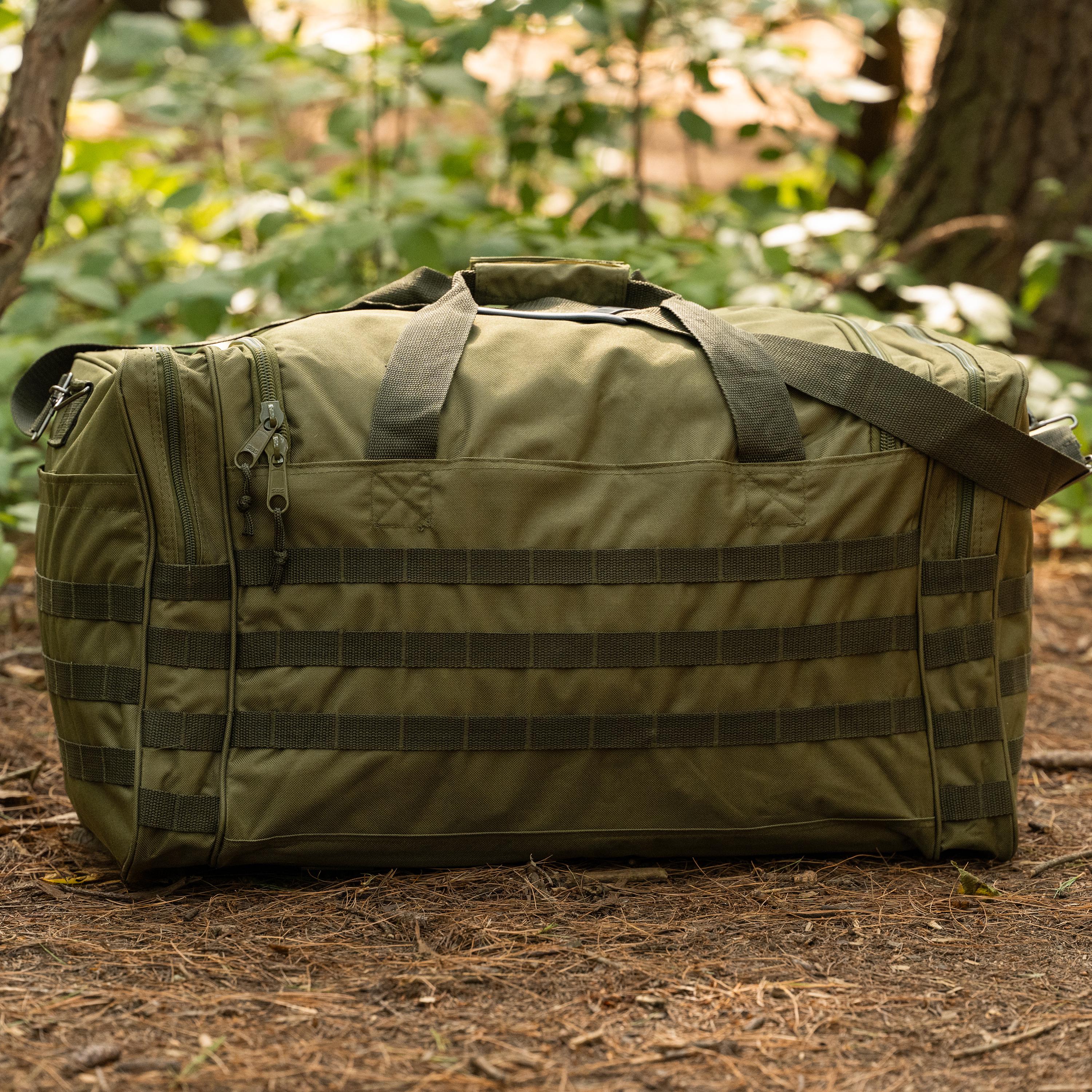 Personalized Green Army XL Duffle Bag, Custom Tactical Bag With