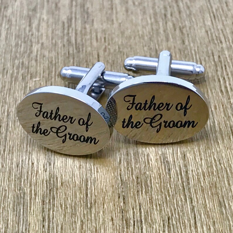 Groomsmen Cufflinks Groomsmen Gifts Engraved Cuff Links Etsy