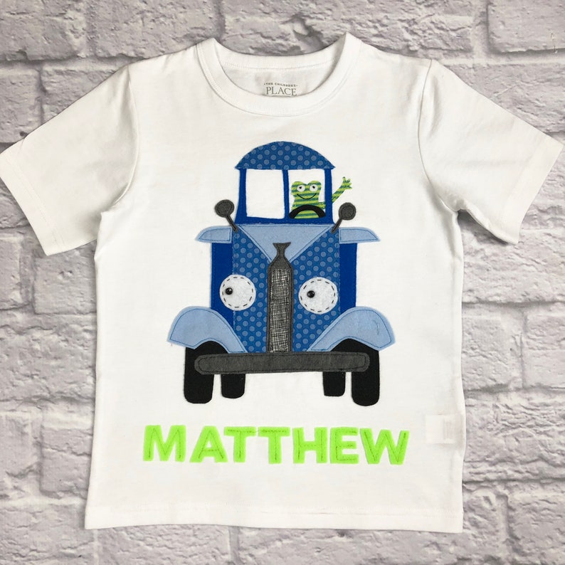 The Little Blue Truck Personalized Shirt Boy or Girl | Etsy
