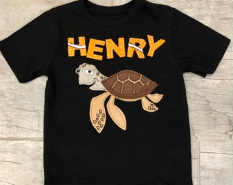 Personalized Turtle Crush Birthday Shirt