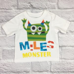 Your Little Monster Shirt with Name image 1