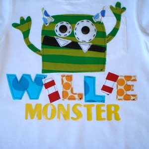 Your Little Monster Shirt with Name image 3