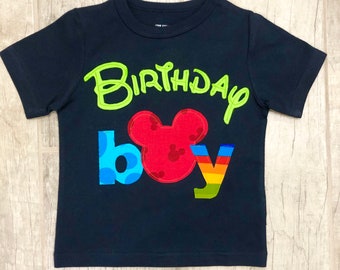 MICKEY MOUSE Birthday Boy Shirt