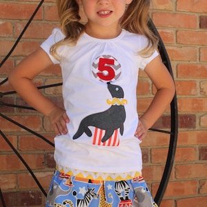 Girl Circus Birthday Outfit