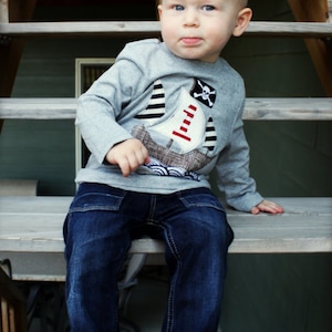 Age or Initial Pirate Ship Shirt