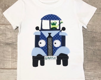 The Little Blue Truck Personalized Shirt Boy or Girl
