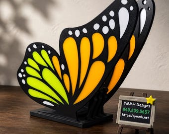 3D Printed Butterfly Light