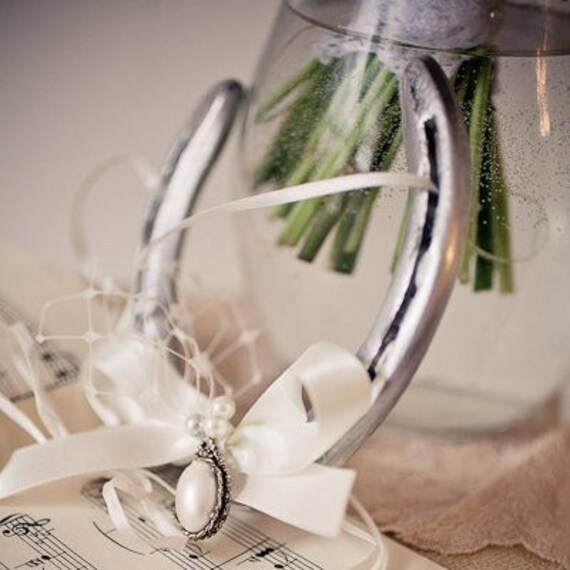 Personalised Ivory Lucy Lucky Wedding Horseshoe Gift Etsy