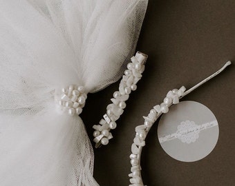 Mother of Pearl and Freshwater Pearl Hair Slide Bridal and Bridesmaid Hair Slide Natural Pearl Hair clip
