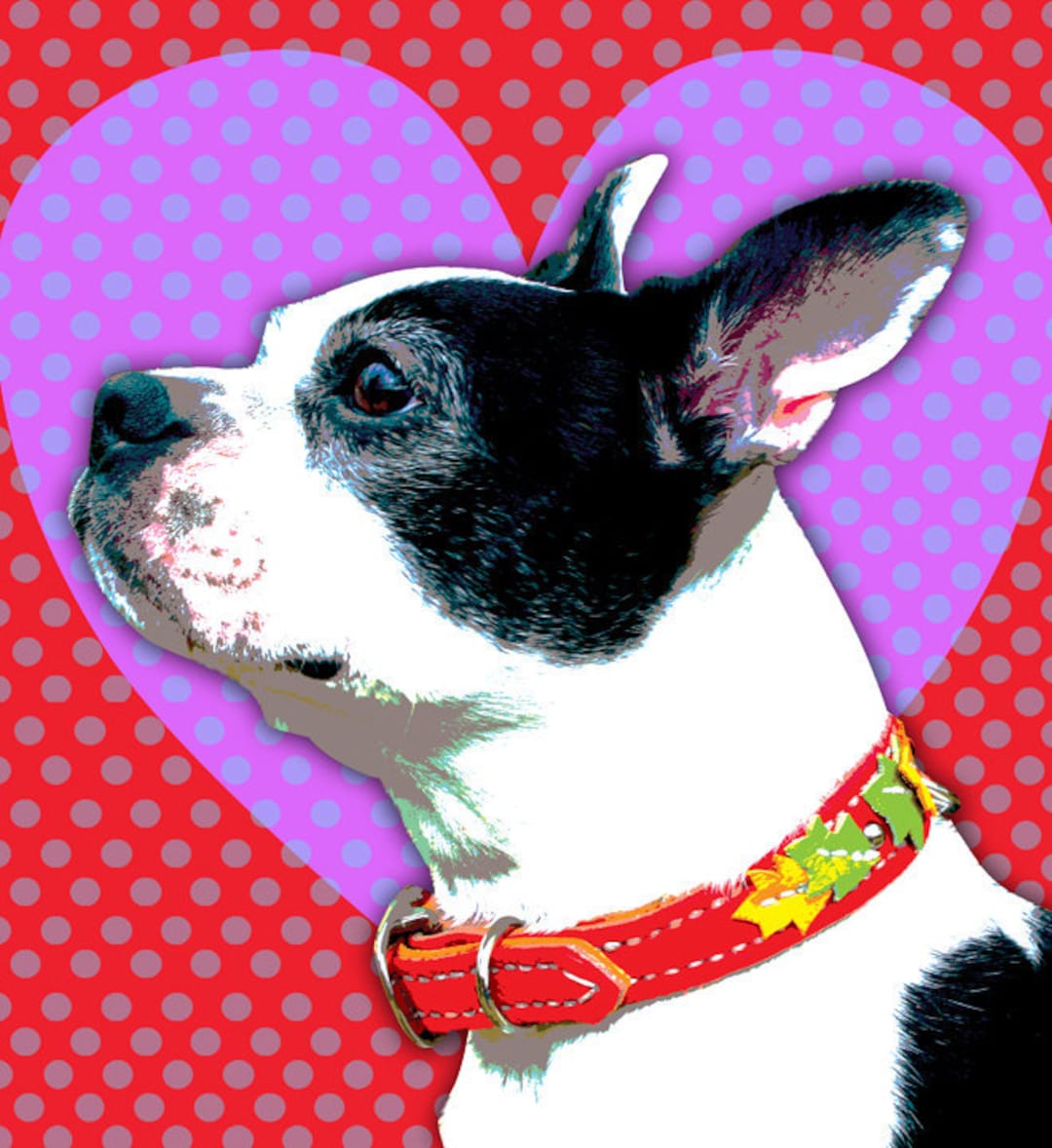 Custom Pet Portrait Pet Portrait Pop Art 8 X 10 Etsy