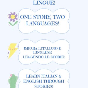 Bilingual English - Italian Children's Book PDF | Jungle Adventure Story (Digital Download)