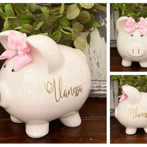 personalized piggy banks for girl
