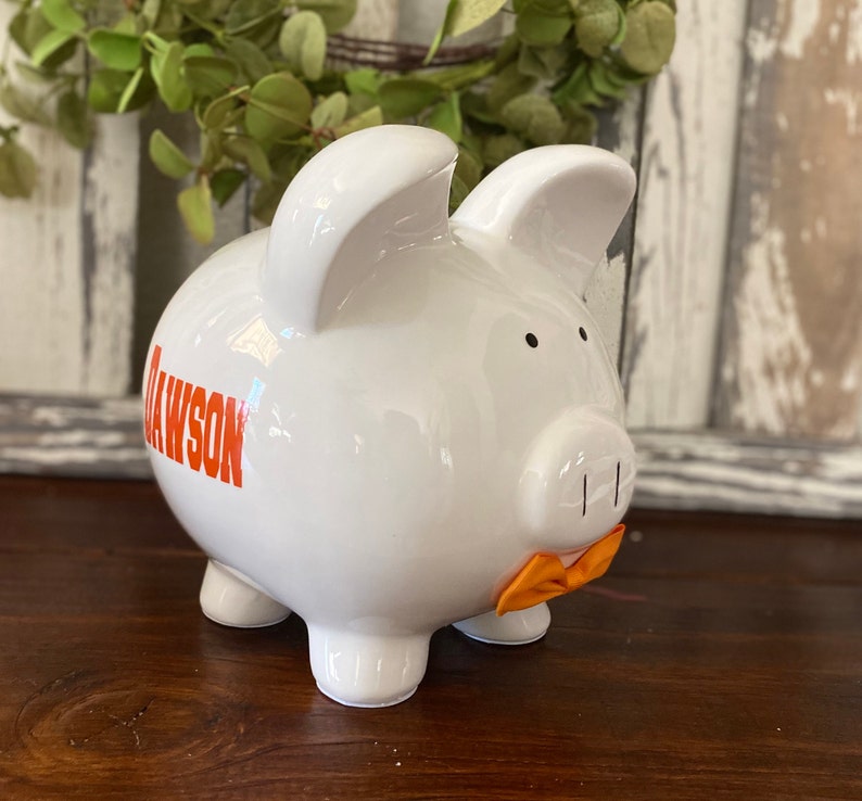 Personalized Large Football Piggy Bankpiggy Banks for Etsy