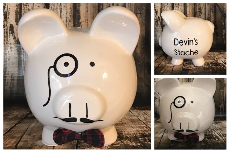 Personalized Large Piggy Banks for Boyspiggy Bank Boys Etsy