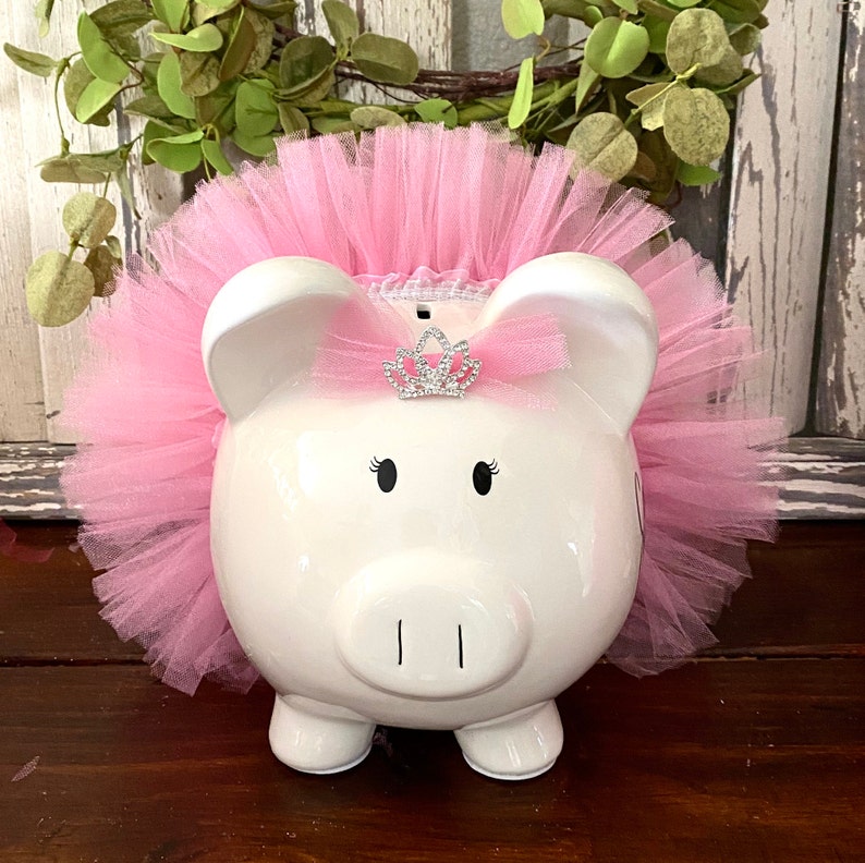 Large Personalized Pink Piggy Bank Piggy Banks for Girls Etsy