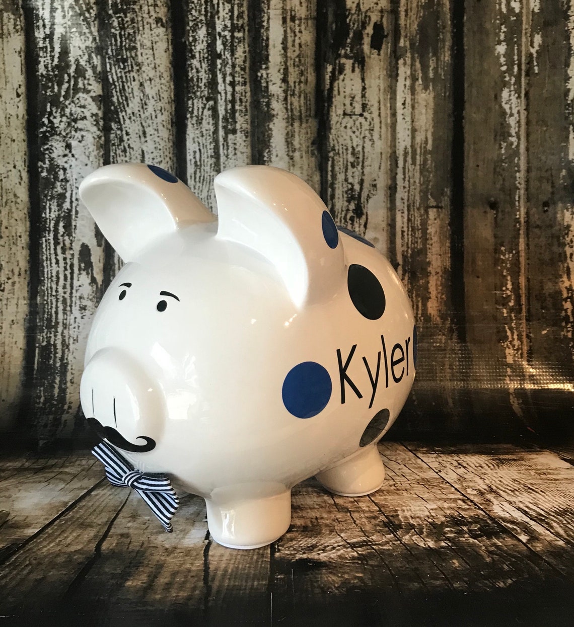 Large Personalized Piggy Bankpiggy banks for boys1st Etsy