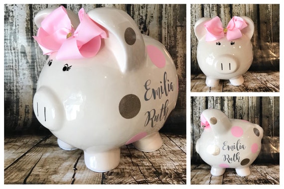 4 section piggy bank