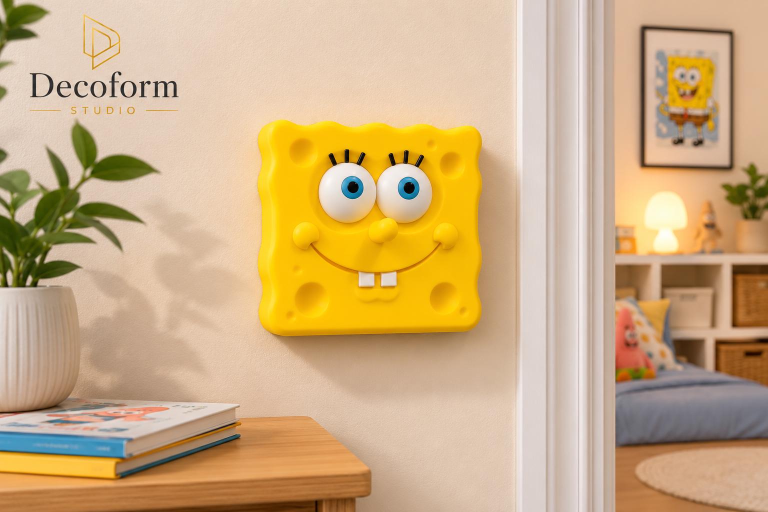 Spongebob wall clock - Etsy 日本