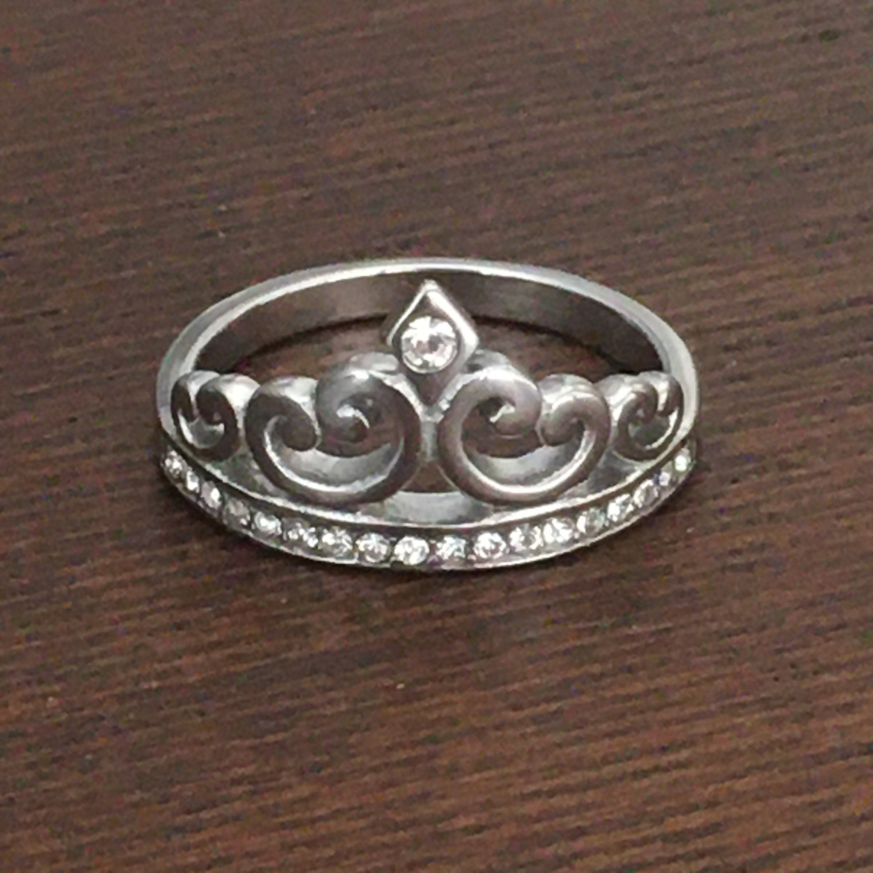Beautiful Crown Tiara Ring Stainless Steel Multiple Etsy España