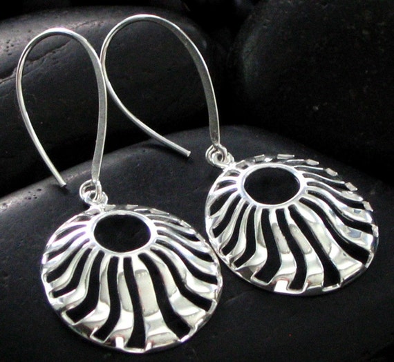 SILVER925 DROP DESIGN EARRINGS /シルバー/ピアス