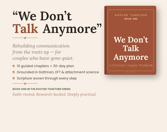 Christian Couples Workbook | Rebuilding Communication, Faith-Based (Printable PDF)