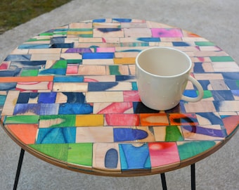 Recyceltes Skateboard Couchtisch: Unikat Kunst