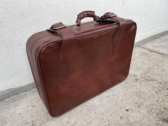 Samsonite ダークブラウン レザー スーツケース アメリカ ヴィンテージ Samsonite ダークブラウン レザー スーツケース アメリカ ヴィンテージ
