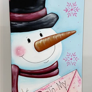 To My Valentine Snowman Paint Kit