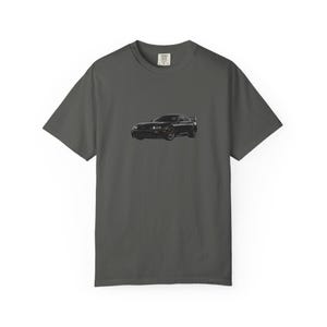 Toyota Supra graphic T-Shirt | Classic JDM car, red sun, black coupe design