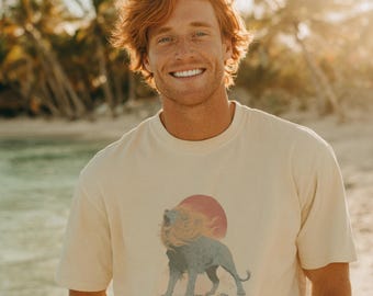 Ich Will Lion Shirt | Nietzsche Metamorphoses Tee | Philosophy Graphic Shirt | Vintage Lion Roar Art | Comfort Colors Philosopher Gift