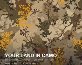 Custom Camouflage for Hunters — Your Land as a Pattern | Instant Digital PNG Pack