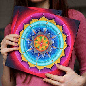 Gratitude Journal MANDALA Sketchbook, terapia de arte, meditación, diario de arte, meditación, atención plena para niños, año nuevo