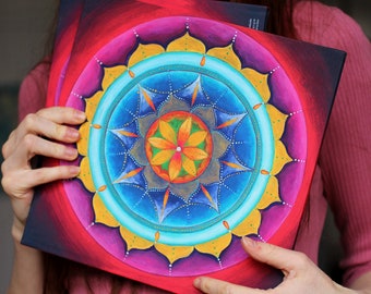 Mandala Sketchbook: Art Therapy Journal, Meditation Gift