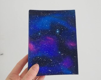 Cosmic notebook journal old paper universe nebula cosmos journal