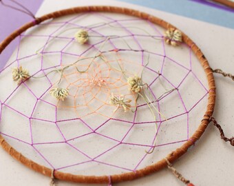 Natural Dream Catcher: Traditional Native Home Decor (18cm)