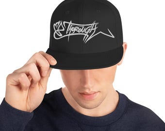 Ed Thorough x King Topaz Snapback Hut | Graffiti Kunst bestickte Mütze | Hip-Hop-Streetwear