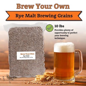 4,5 kg rågmalt – basmalt med hög extraktionshalt för bryggning och destillering