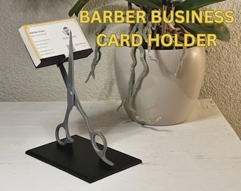 Tarjetero de barbero
