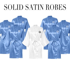 Serenity Bridesmaid Robes | Bridal Party Proposal | Best Bridesmaid Gifts