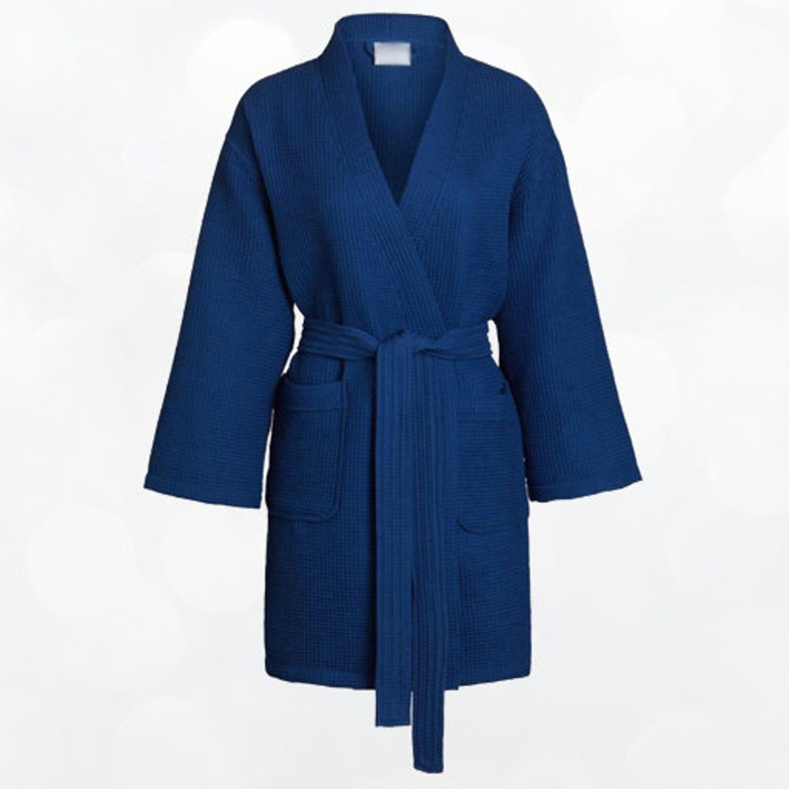 BRIDAL PARTY ROBES Navy Cotton Waffle Robes Bridesmaid Etsy