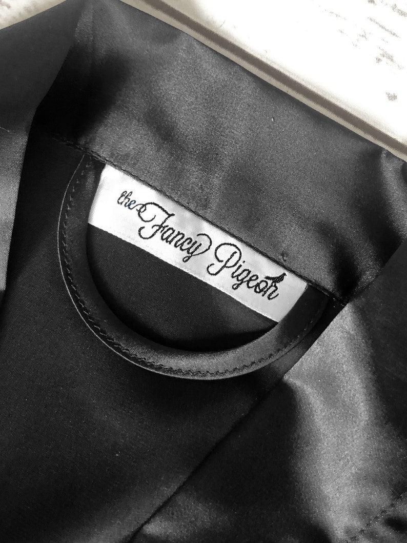 Clearance - Personalized Satin Robe - Bridesmaid Robes - Monogrammed Satin Robe - Bridesmaid Proposal - Budget Robes image 6