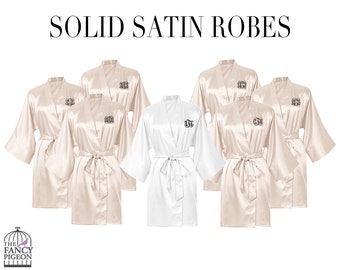 Ivory Bridesmaid Robes | Bridal Party Proposal | Best Bridesmaid Gifts