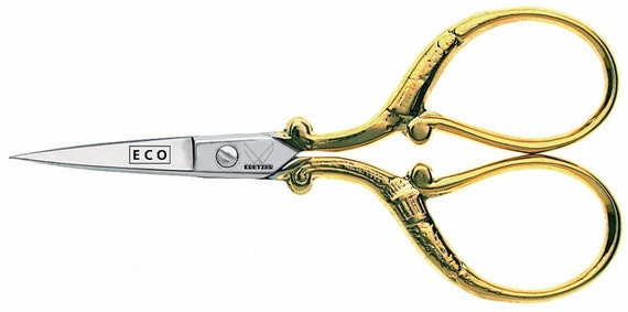 Multi Purpose Fancy Scissors 3 3.5 4 - Gold Plated - Fancy Sewing  Embroidery