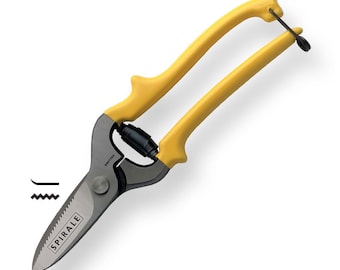 Kretzer Spirale 113924 (13924) (46624) 9.5"/ 24cm - Heavy Duty Industry / Leather Shears, Curved Blades