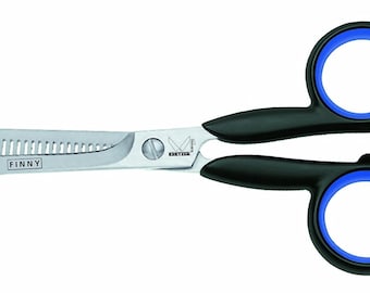 Kretzer Hair Finny 777617z30 (77617z30) (77617) 6.5"/ 17cm - Texturizers / Thinning Scissors with Finger-rest, 30 Teeth One Blade